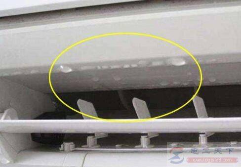 三洋空调内机左侧滴水怎么办