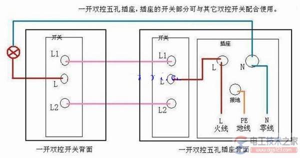 公牛开关安装接线图及公牛插座接线图