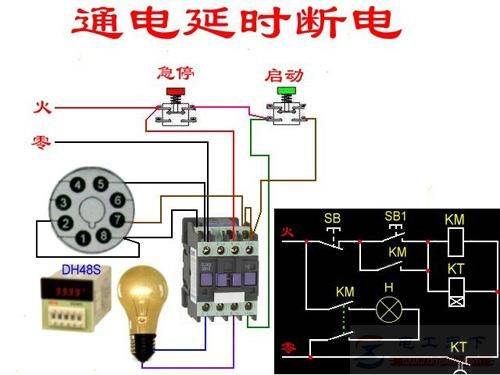 电灯的10种接线方式,10张电灯接线的高清电路图