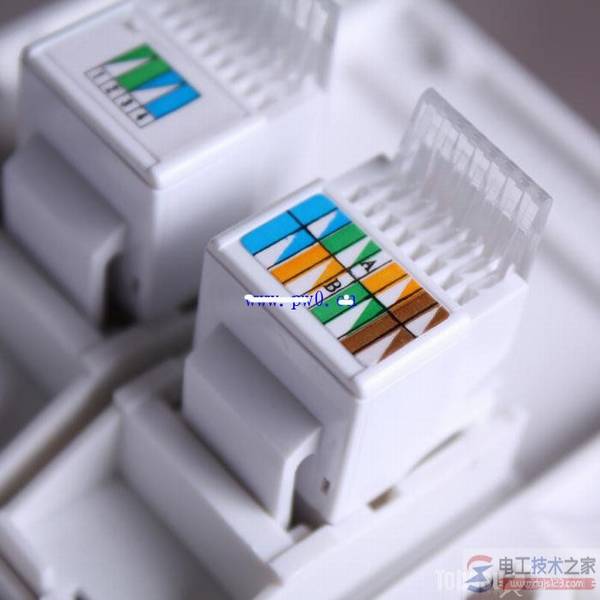 网线插座水晶头怎么接,水晶头的接线图参考