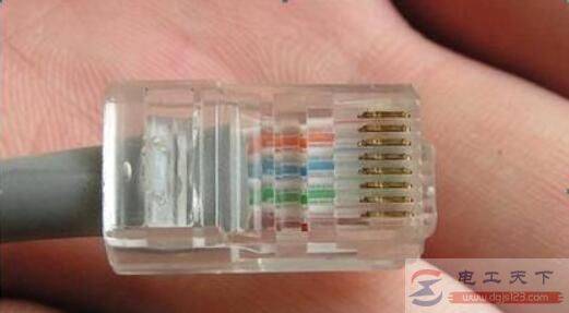 网线水晶头怎么接,T568B网线水晶头接法全过程(多图)