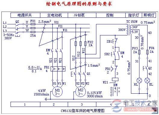 绘制电气原理图的主要规则