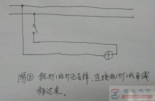 电灯开关怎么改为另一灯电源