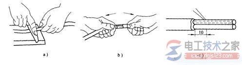 剥线钳的用法,有剥线钳剖削导线绝缘层的方法