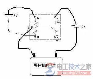 5脚继电器的接法与原理图