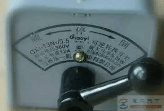 电机倒顺开关怎么接线,先看明白倒顺开关的工作原理