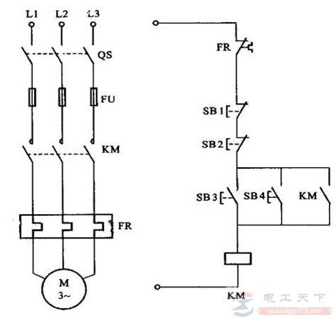 几种控制电机的控制电路原理图
