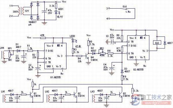 电动机保护器电路原理与故障维修详解