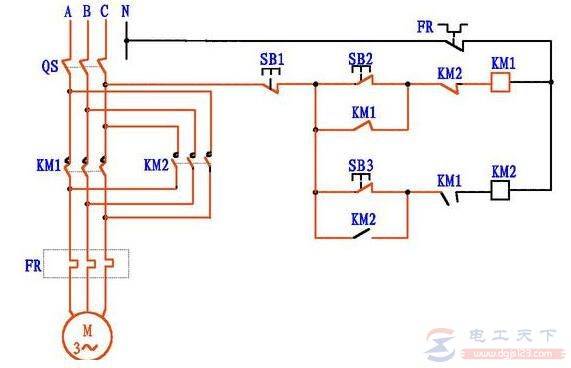 一文看懂电机正反转电路的接线图