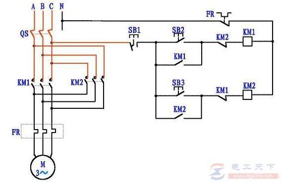 一文看懂电机正反转电路的接线图
