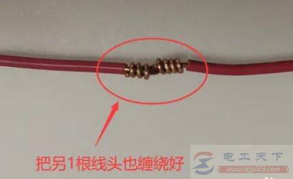 电线对头接头怎么进行缠绕