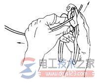 剖削导线绝缘层的工具与用法图解