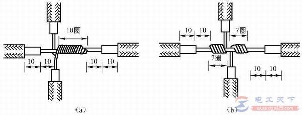 单股铜芯导线的三种连接方法