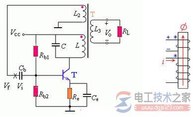 ��ѹ������LC�񵴵�·�ĵ�·ͼ