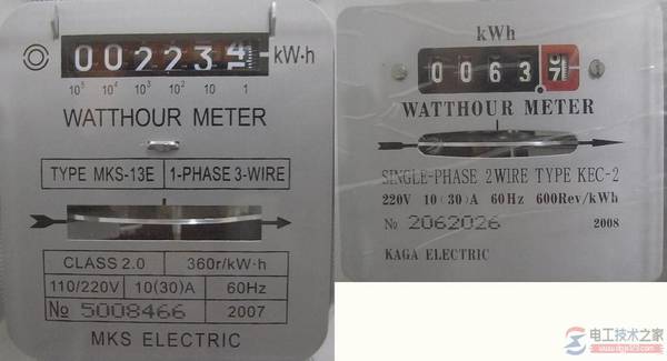 二次系统元件之收费电表图片及电气符号