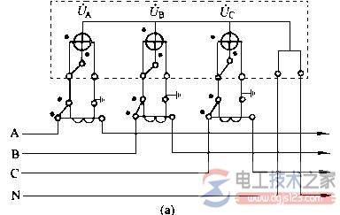 三相四线有功电能表怎么接线