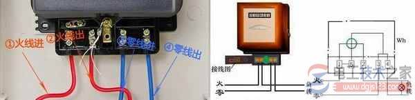 单相电度表怎么接线,单相电度表接线图解