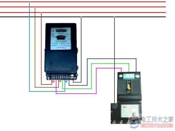 三相四线电度表如何接线?电流互感器与三相四线电表接线图