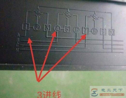 三相四线电度表的接线方式大全