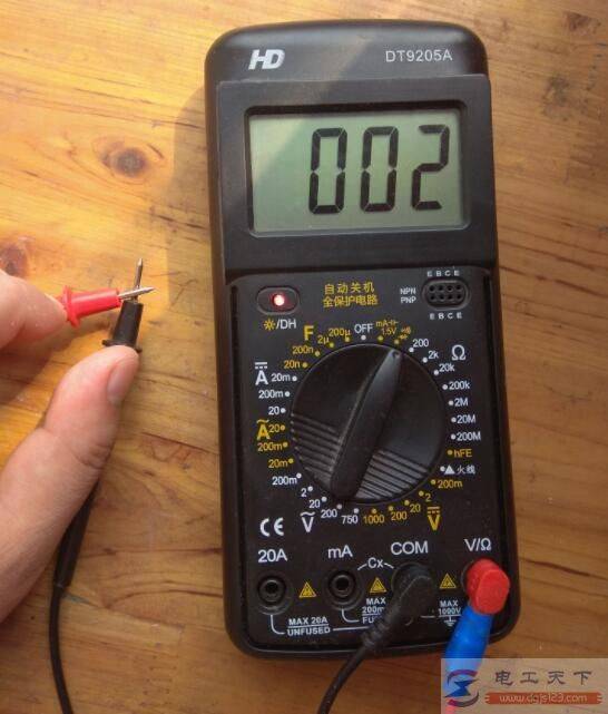 怎么用万用表测通断,二种测试方法帮你忙