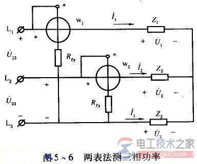 三相有功功率表的接线规则与测量方法