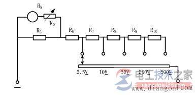 万用表直流电流与直流电压测量电路原理图解