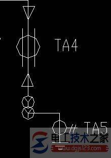 电流互感器图形符号怎么画?