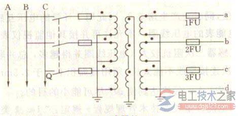 电压互感器接线图与常用接线方式图解
