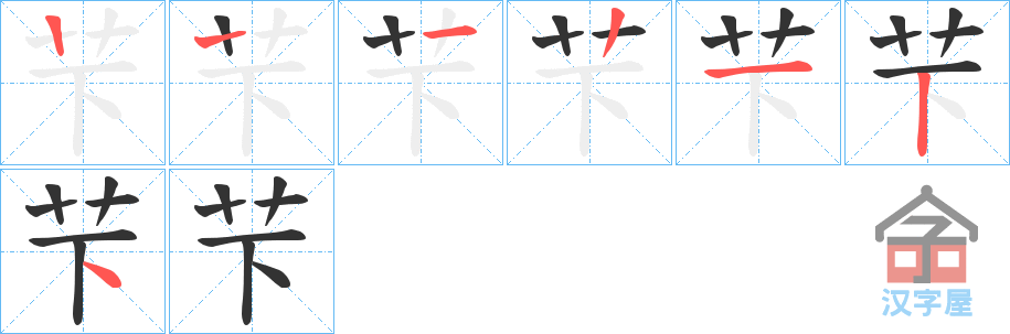 ���S���ı�˳�ֲ���ʾ��һ��һ��д�֣�