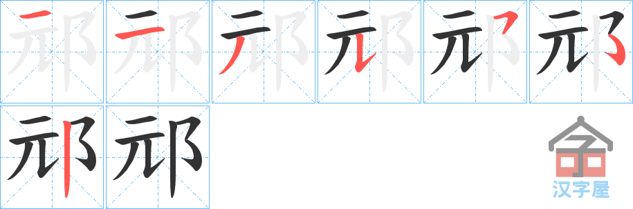 ��ߖ���ı�˳�ֲ���ʾ��һ��һ��д�֣�