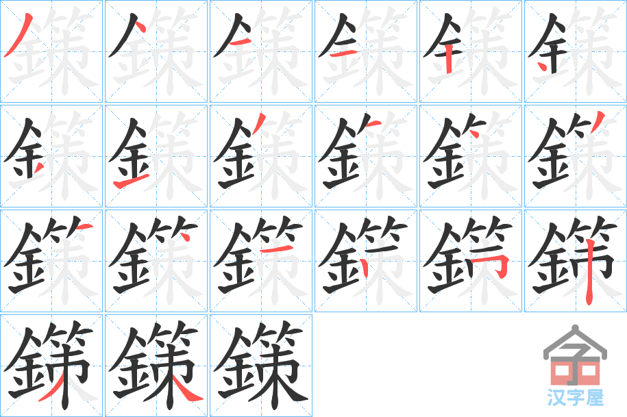 ���m���ı�˳�ֲ���ʾ��һ��һ��д�֣�